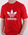 Adidas Originals Trefoil T Shirt Scarlet Red