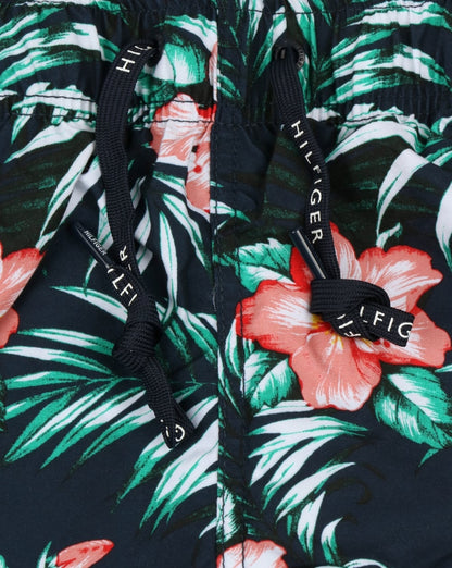 Tommy Hilfiger Hibiscus Floral Print Swim Shorts