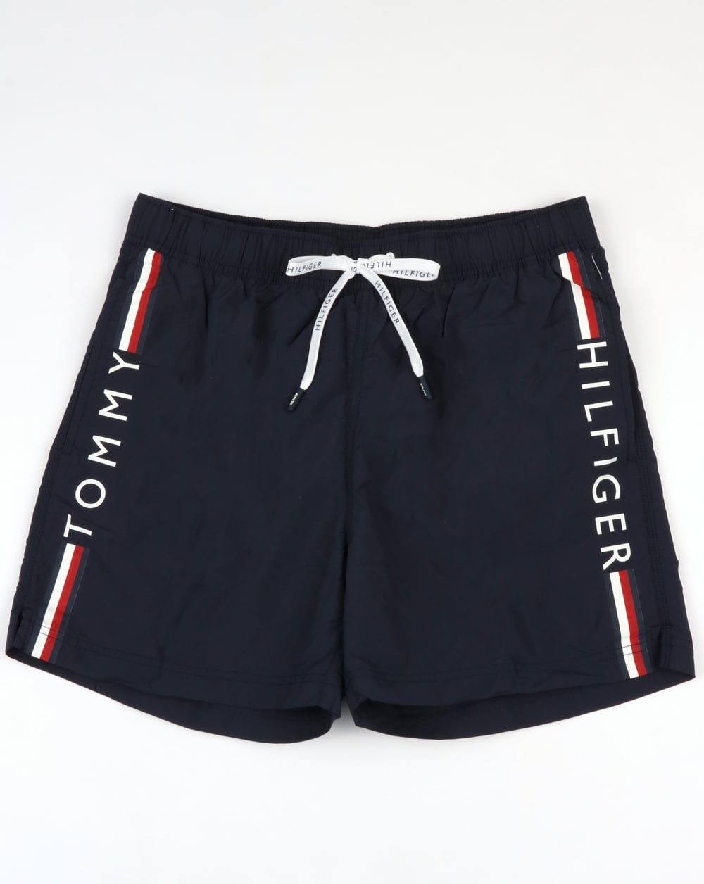 Tommy Hilfiger Linear Logo Swim Shorts Navy