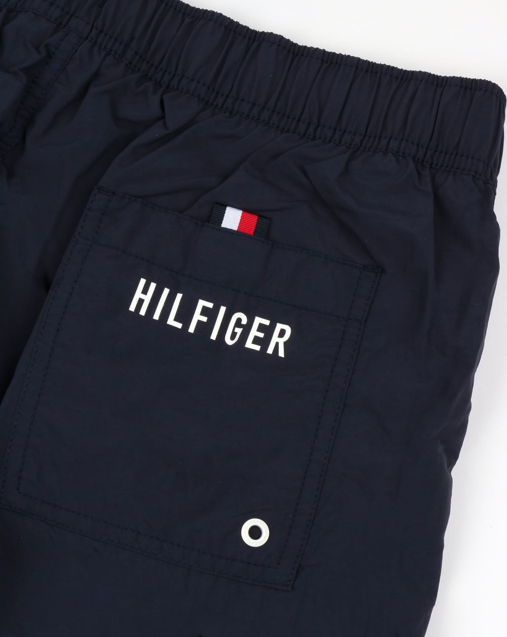 Tommy Hilfiger Linear Logo Swim Shorts Navy