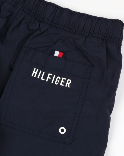 Tommy Hilfiger Linear Logo Swim Shorts Navy
