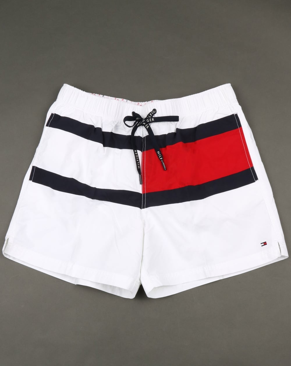 Tommy Hilfiger Flag Swim Shorts Bright White