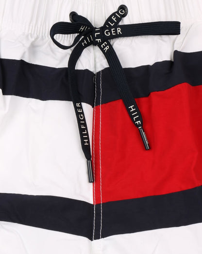 Tommy Hilfiger Flag Swim Shorts Bright White