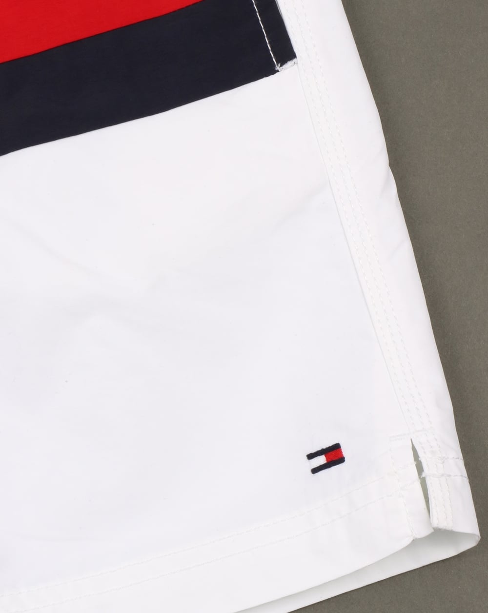 Tommy Hilfiger Flag Swim Shorts Bright White