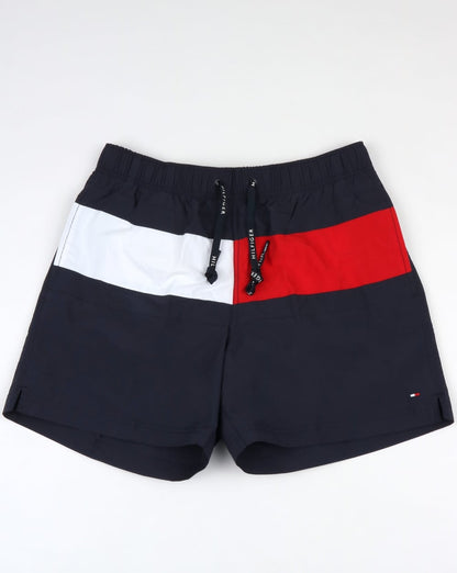 Tommy Hilfiger Flag Swim Shorts Navy