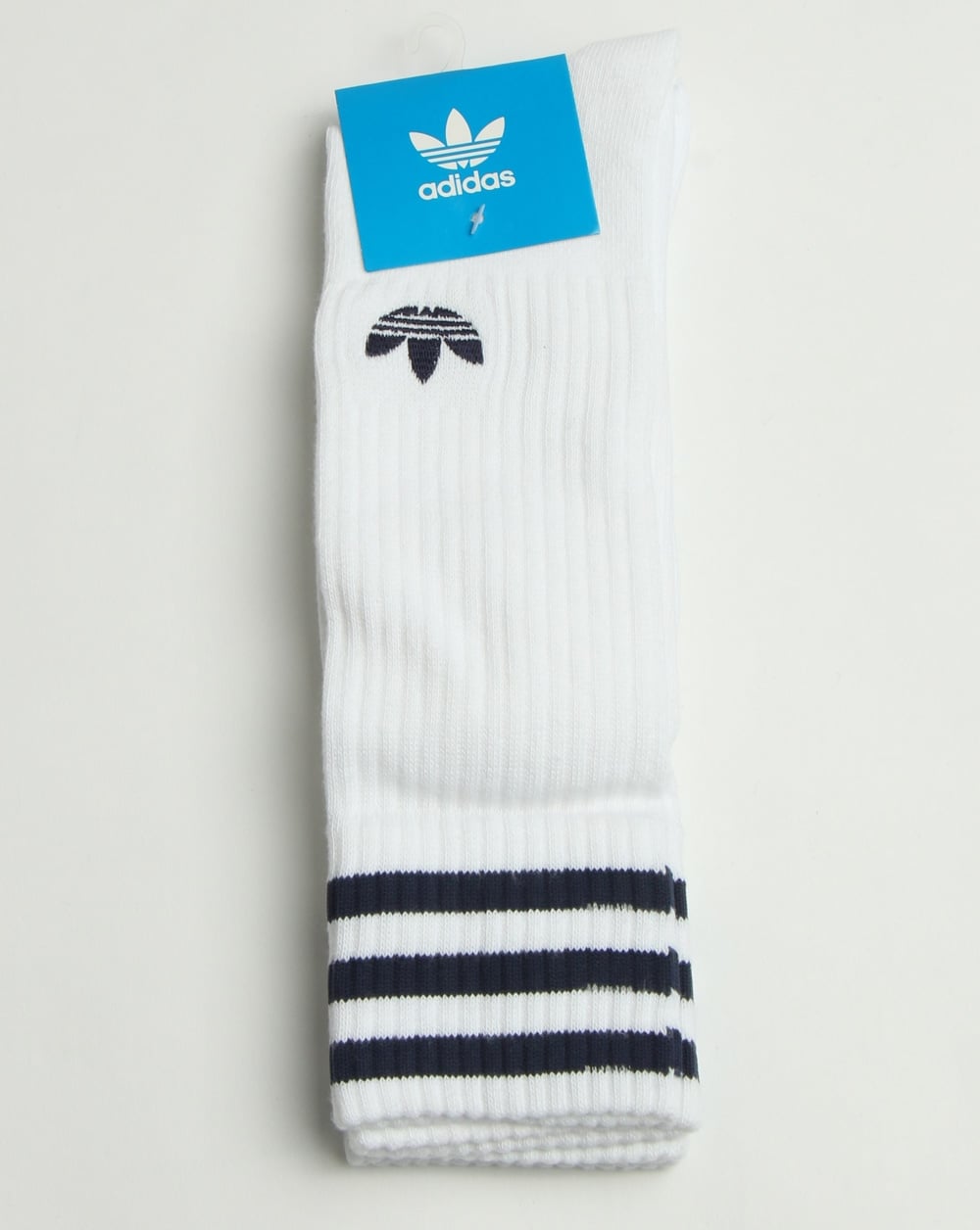 Adidas Originals 2 Pack Crew Socks White/blue