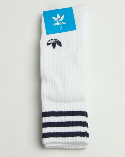 Adidas Originals 2 Pack Crew Socks White/blue