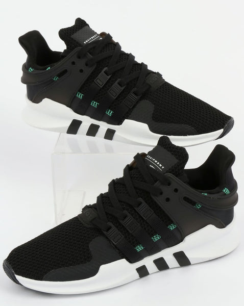 Adidas EQT Support ADV Trainers Black/Black/White