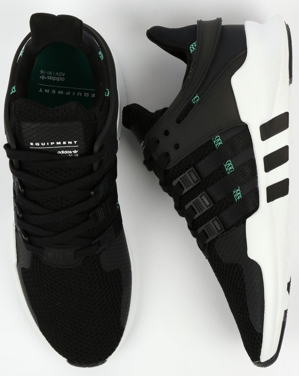 Adidas EQT Support ADV Trainers Black/Black/White