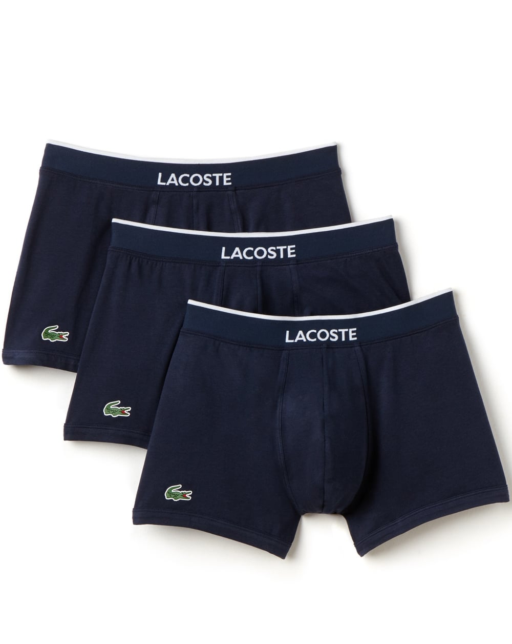 Lacoste Triple Pack Boxer Shorts Navy