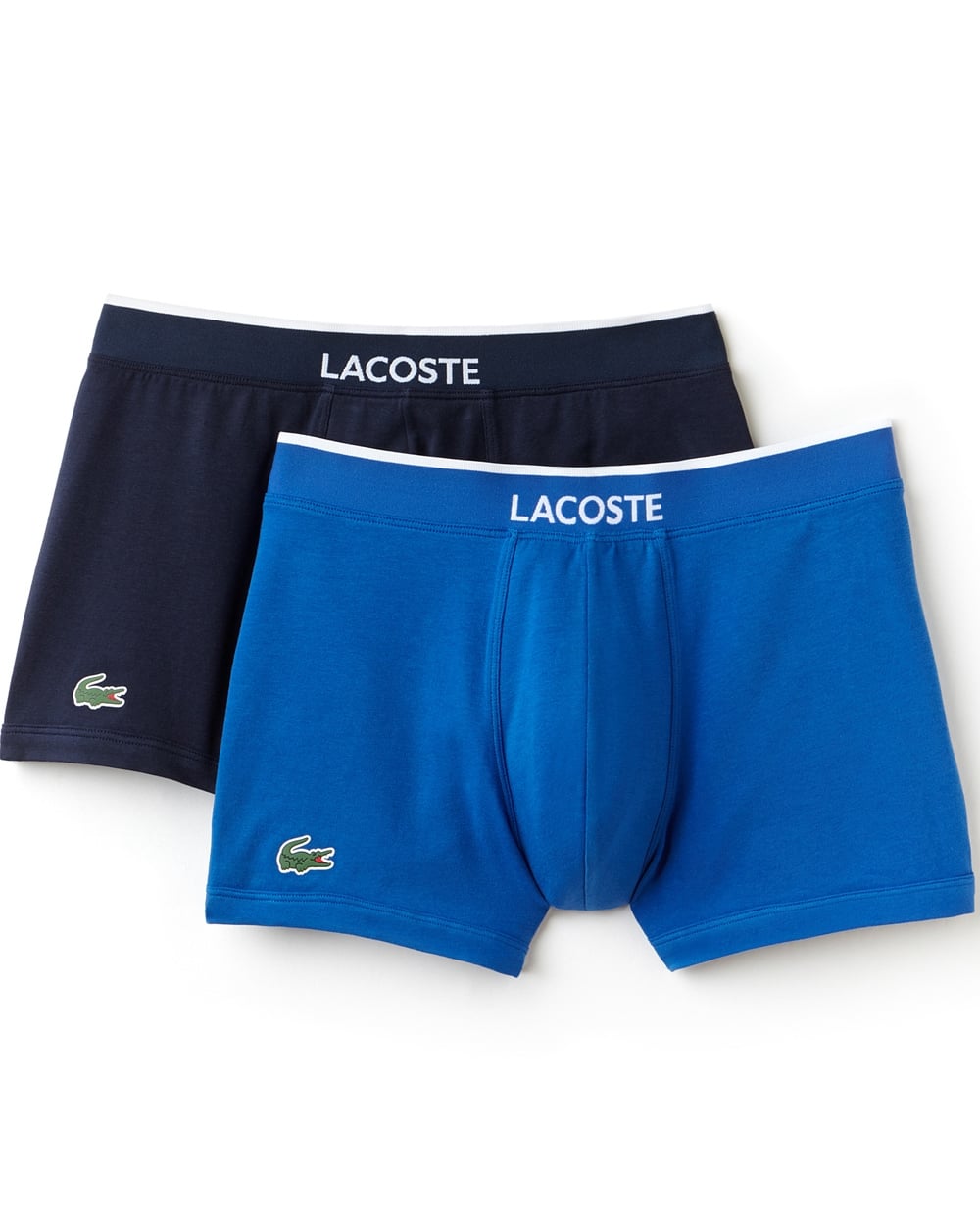 Lacoste Twin Pack Boxer Shorts Olympia Blue/Navy