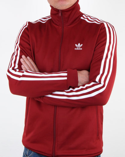Adidas Originals Beckenbauer Track Top Rust Red