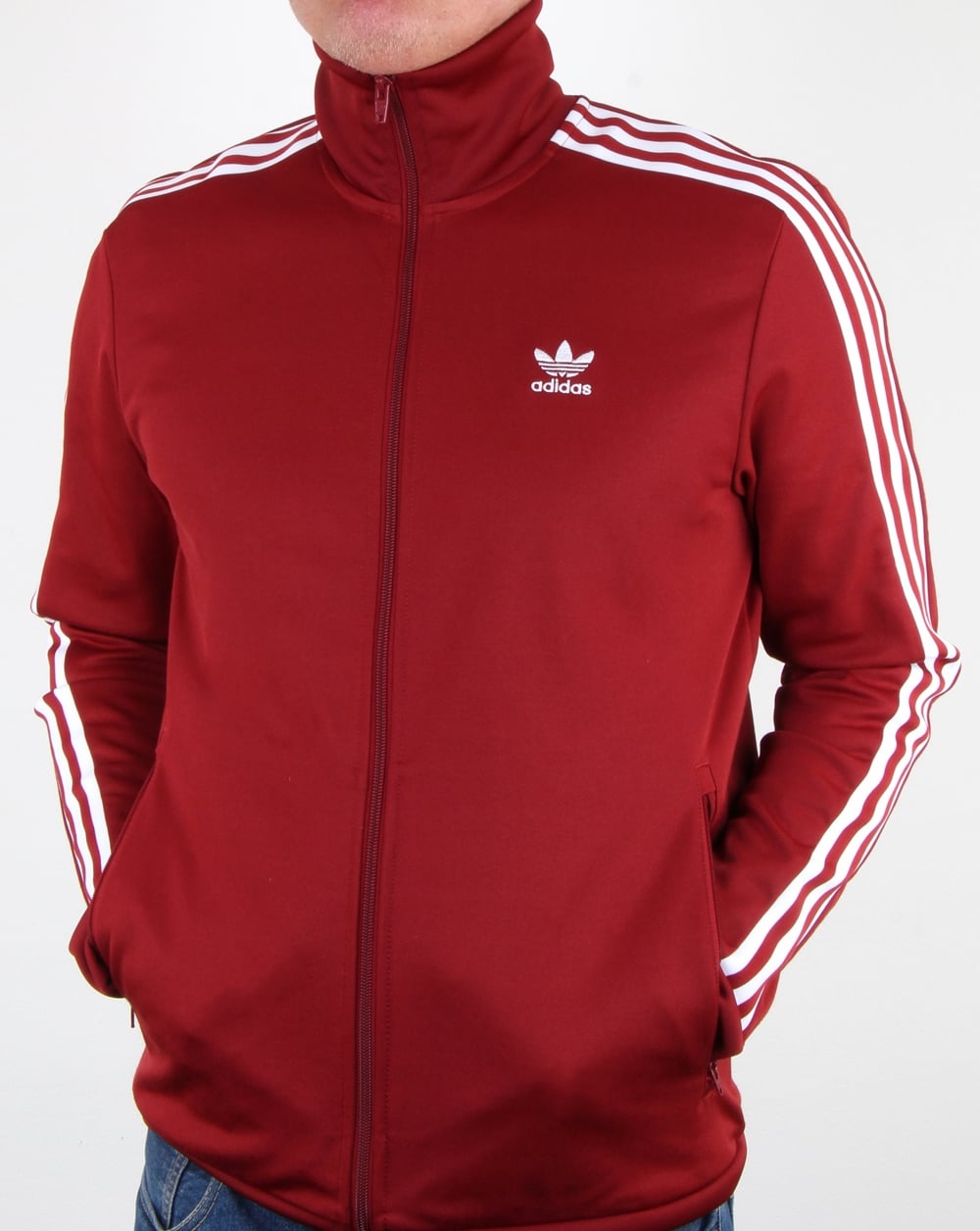 Adidas Originals Beckenbauer Track Top Rust Red