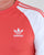 Adidas Originals 3 Stripes T Shirt Scarlet Red/White