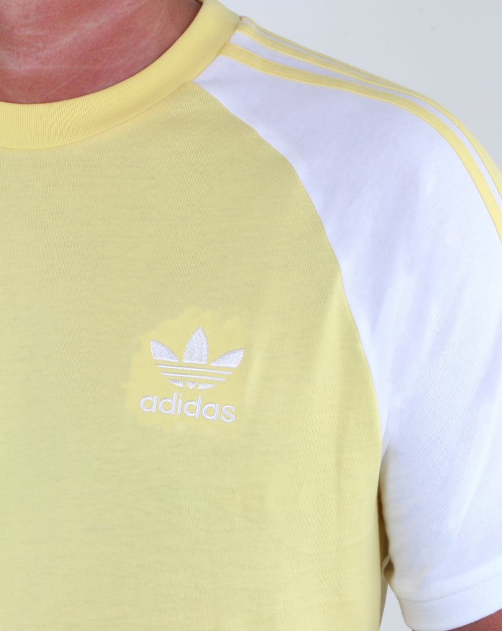 Adidas Originals 3 Stripes T Shirt Intense Lemon