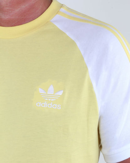 Adidas Originals 3 Stripes T Shirt Intense Lemon