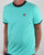 Fila Vintage Ringer T Shirt Aqua/Navy