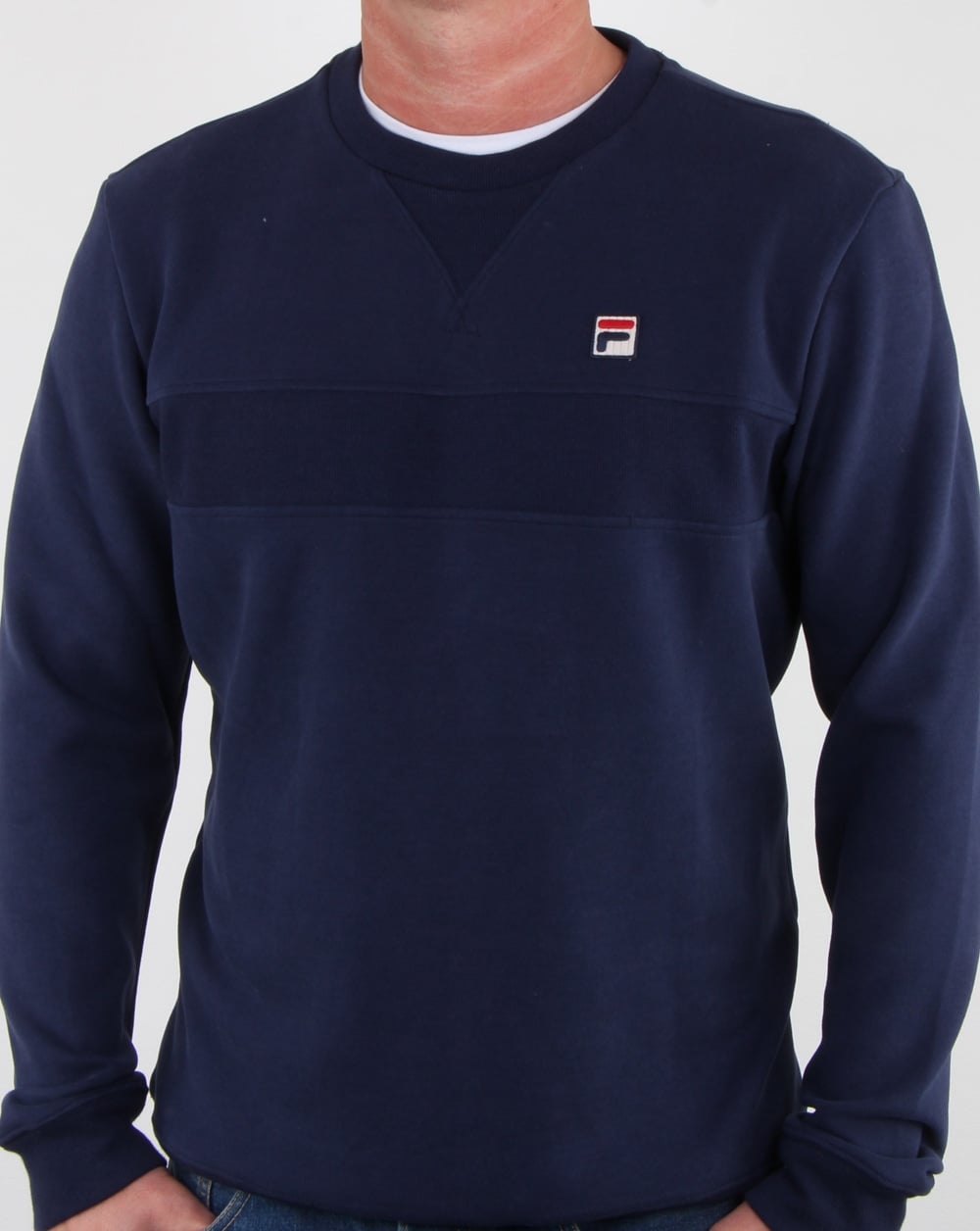 Fila Vintage Carlo Sweatshirt Navy