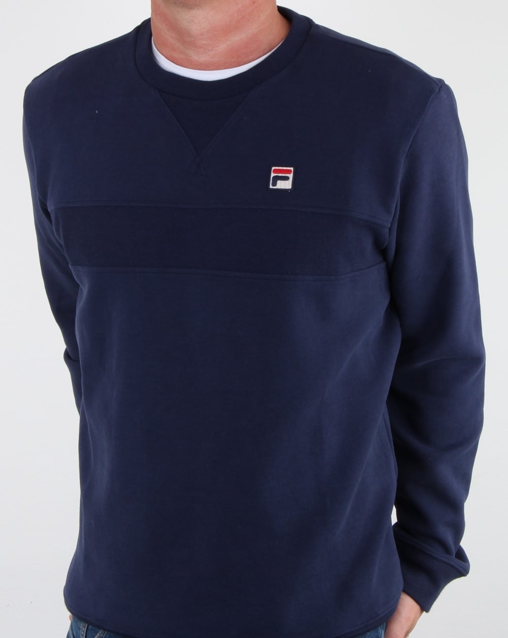 Fila Vintage Carlo Sweatshirt Navy