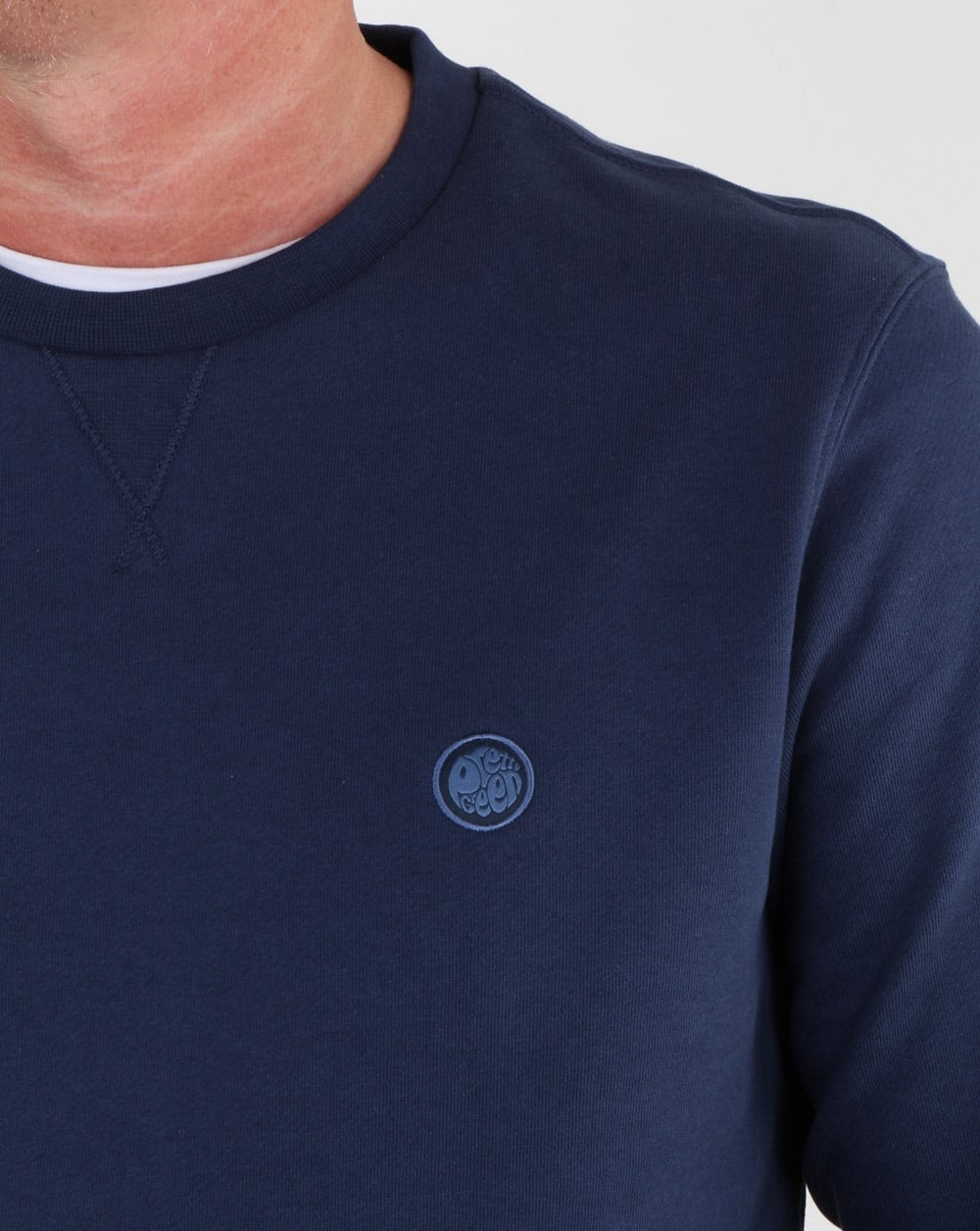 Pretty Green Clements Crew Sweat Navy