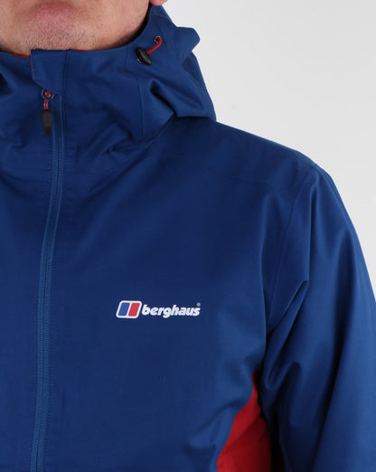 Berghaus Fellmaster Shell Jacket Red Dahlia/Deep Water Blue