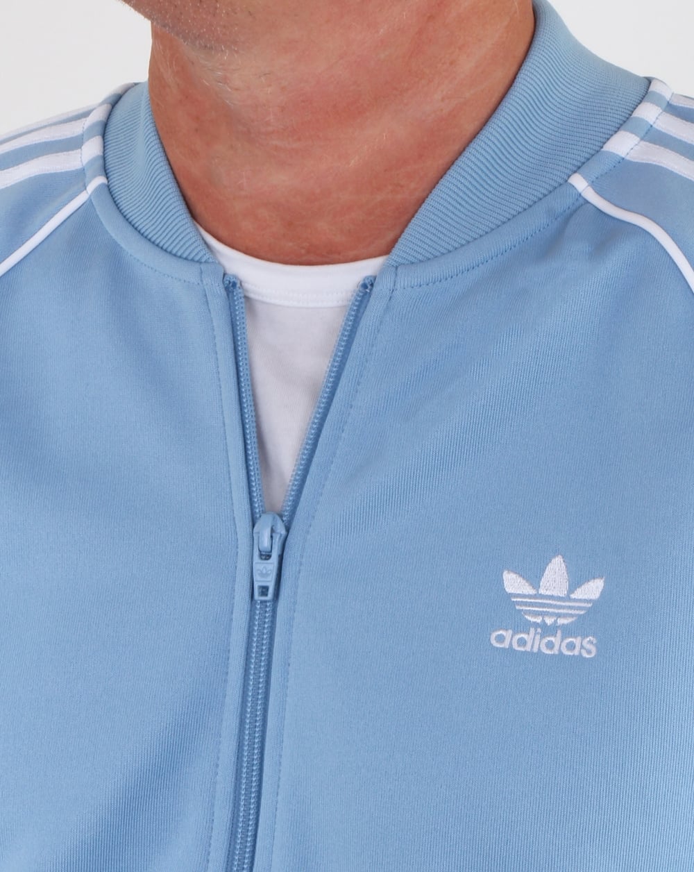 Adidas Originals Superstar Track Top Sky Blue