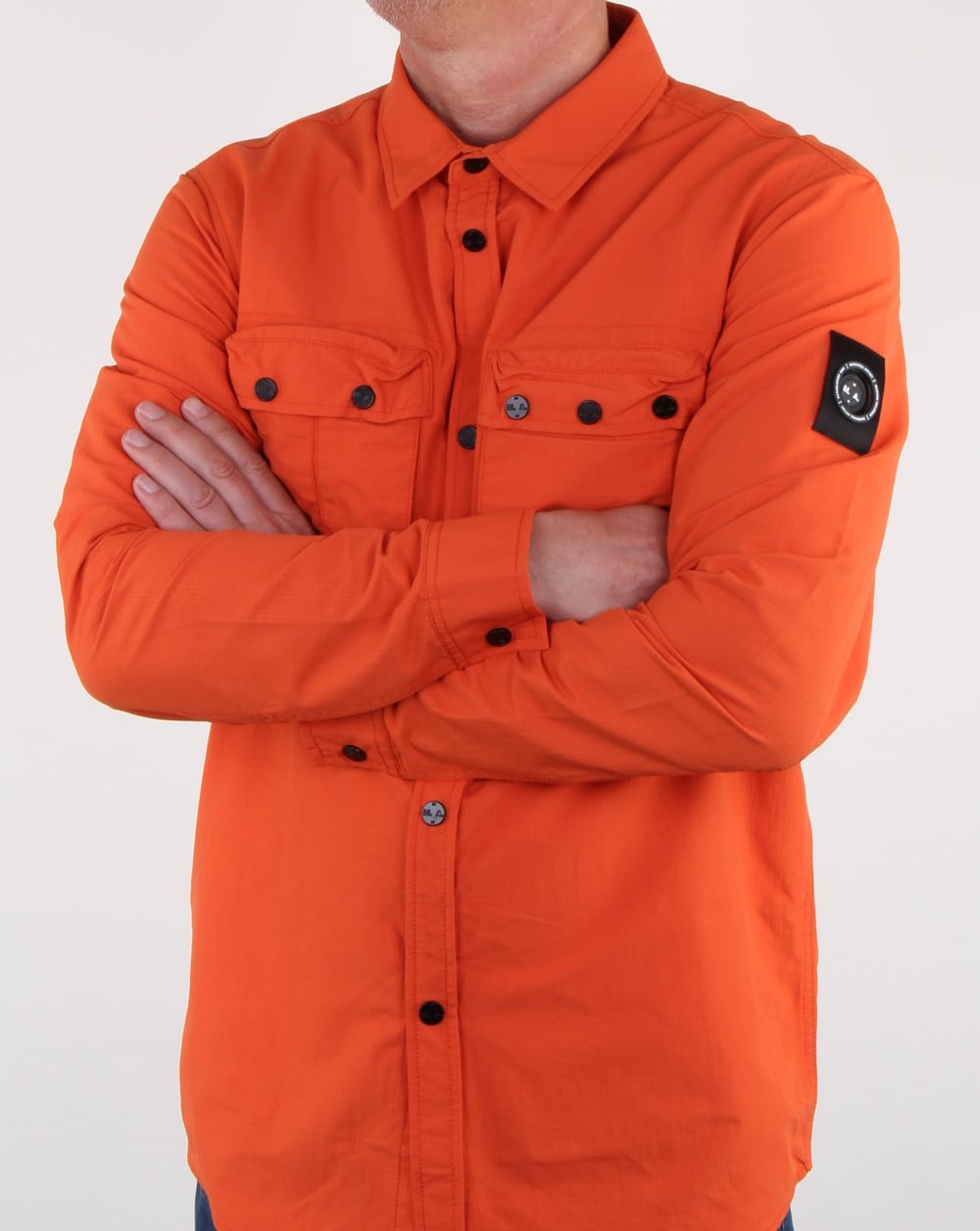 Marshall Artist 60 40 Hiking Overshirt Orange