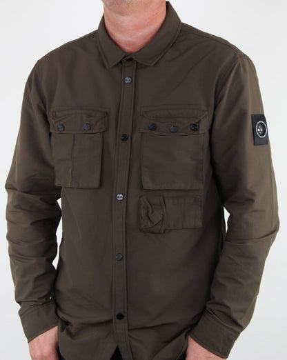 Marshall Artist 60 40 Hiking Overshirt Khaki