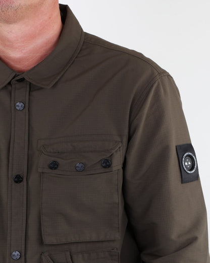 Marshall Artist 60 40 Hiking Overshirt Khaki