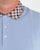 Aquascutum Coniston Check Collar Polo Shirt Sky Blue
