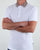 Aquascutum Coniston Check Collar Polo Shirt White
