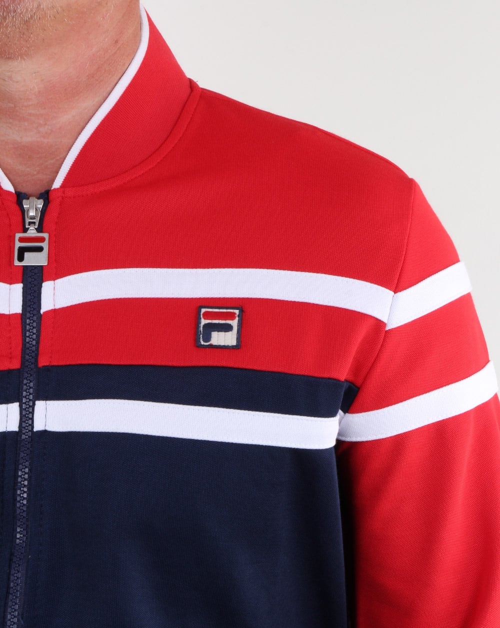 Fila Vintage Naso Track Top Red/navy/white