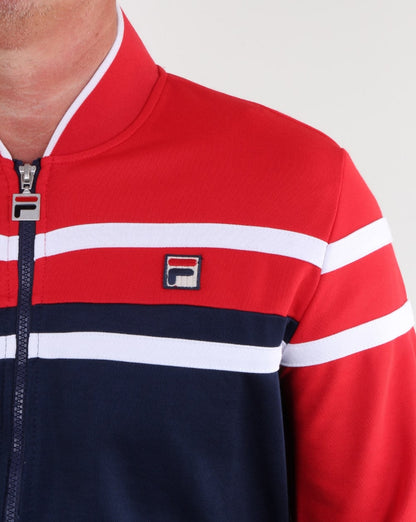 Fila Vintage Naso Track Top Red/navy/white