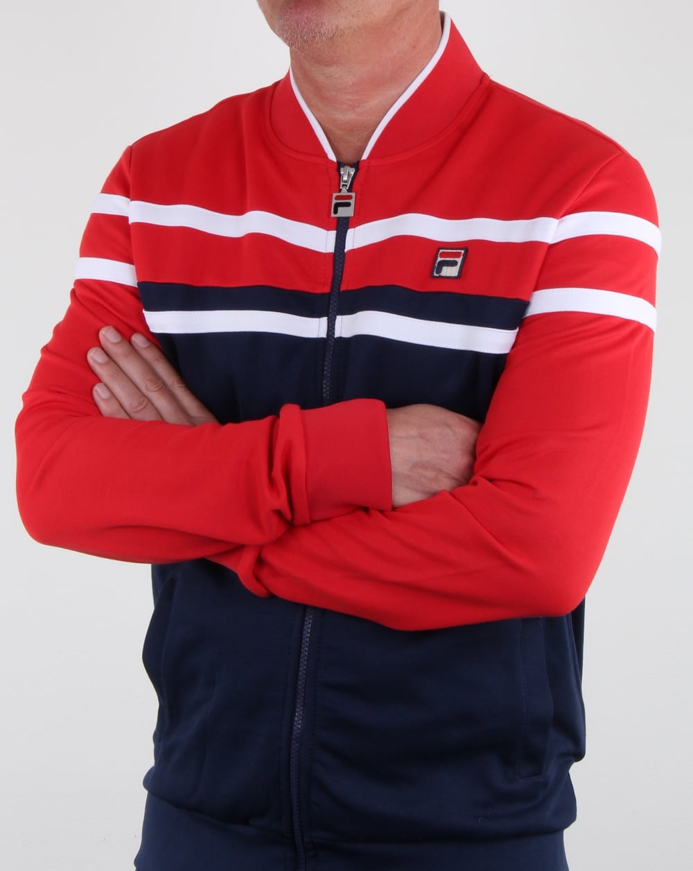 Fila Vintage Naso Track Top Red/navy/white