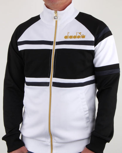 Diadora 80s Track Top White/black