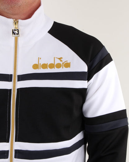 Diadora 80s Track Top White/black
