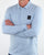 Marshall Artist Siren Long Sleeve Polo Shirt Sky