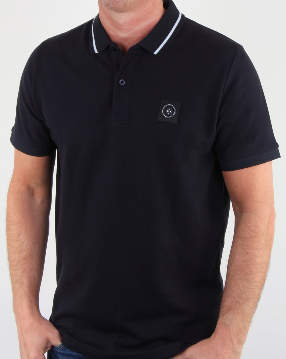 Marshall Artist Siren Polo Shirt Navy