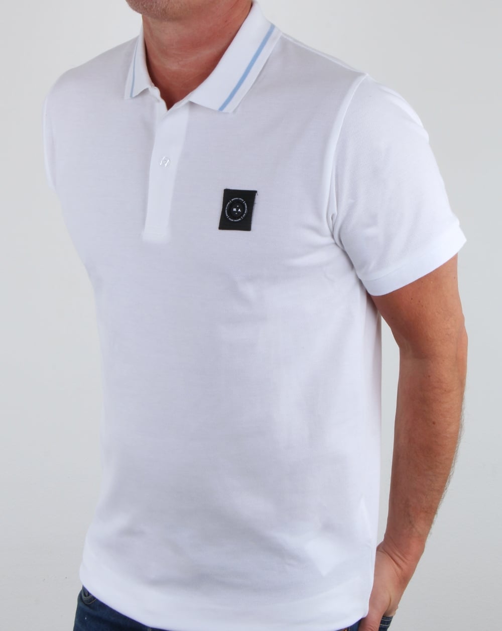 Marshall Artist Siren Polo Shirt White