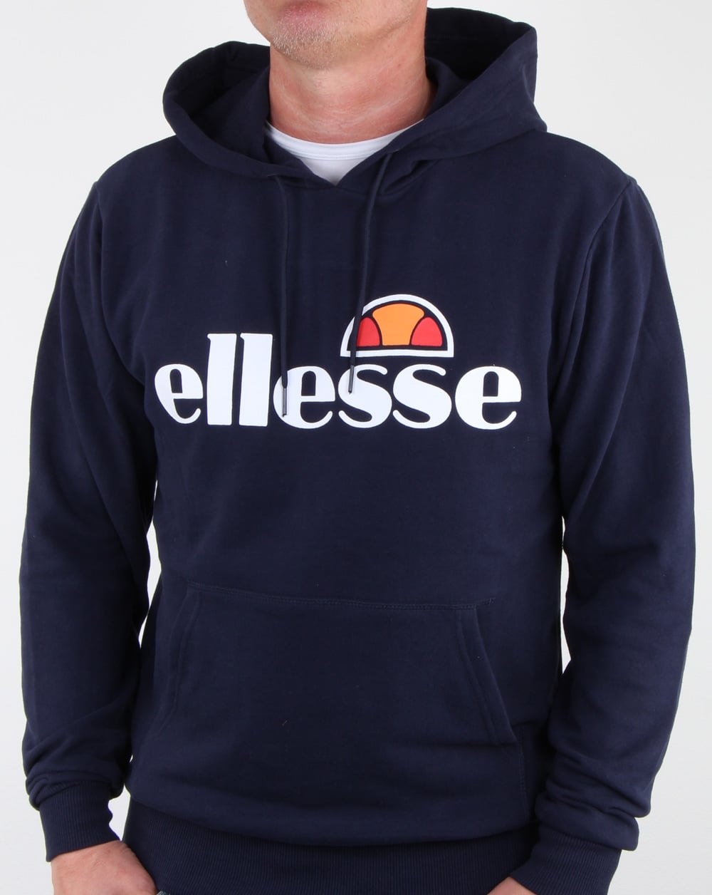 Ellesse Logo Hoody Navy
