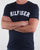 Tommy Hilfiger Text Logo T Shirt Navy