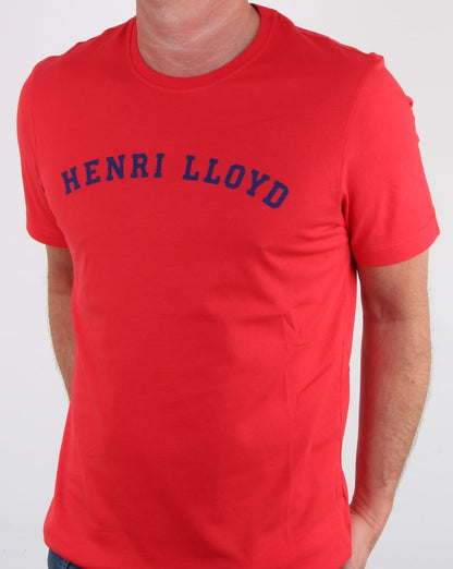 Henri Lloyd Ragian T Shirt Cardinal Red