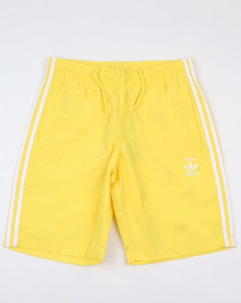 Adidas Originals 3 Stripes Swim Shorts Intense Lemon