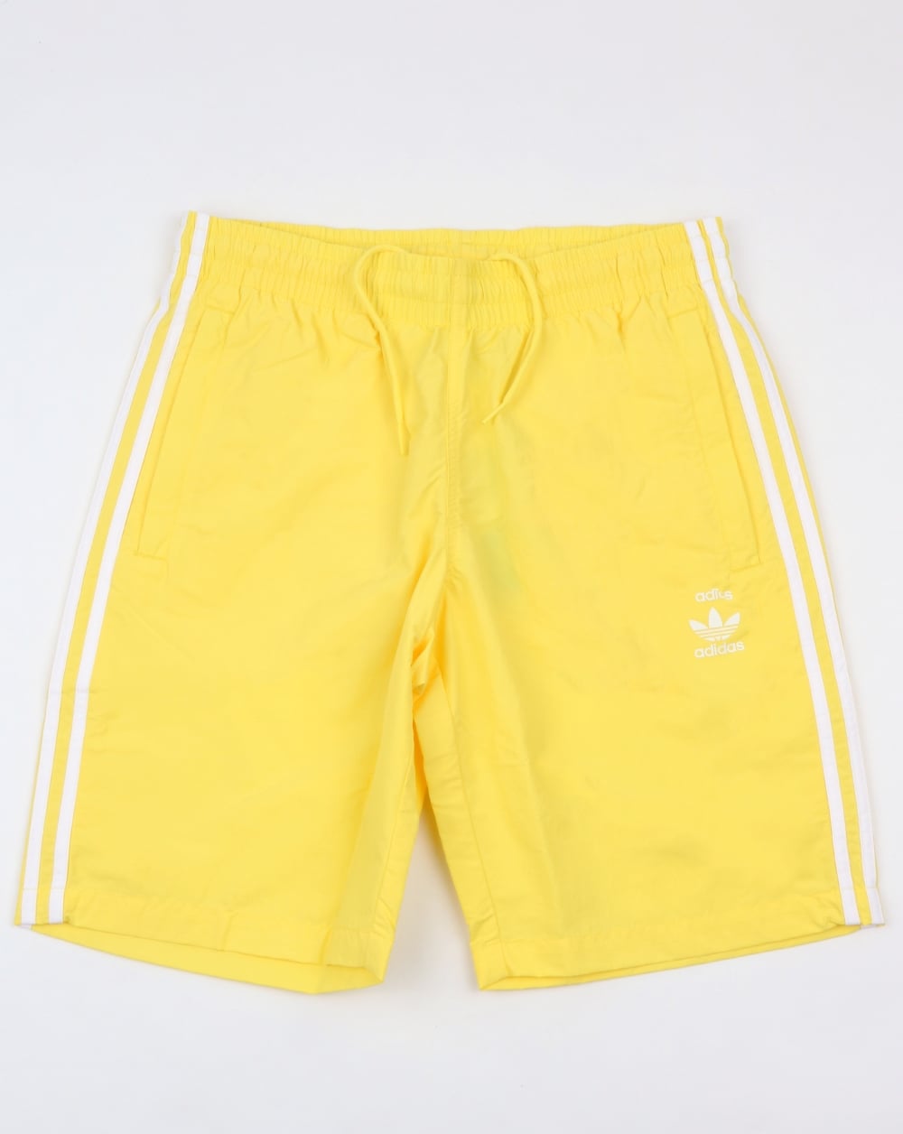 Adidas Originals 3 Stripes Swim Shorts Intense Lemon