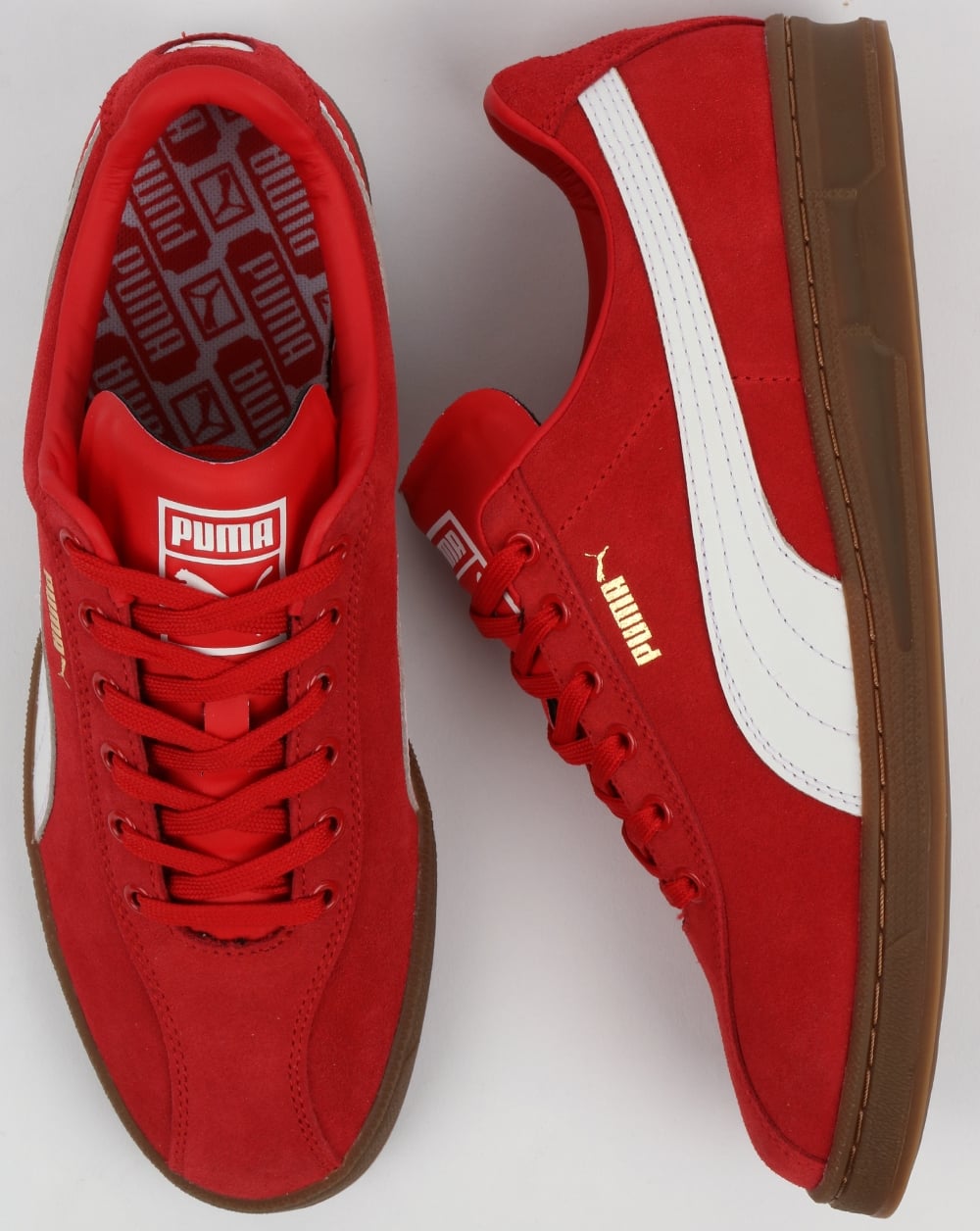Puma TK Indoor Heritage Trainers High Risk Red
