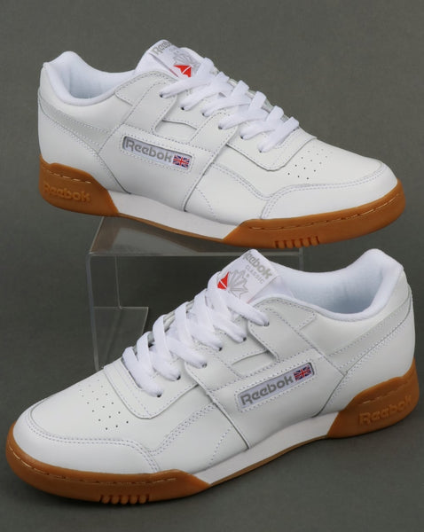 Reebok Workout Plus Trainers White/Carbon/Gum