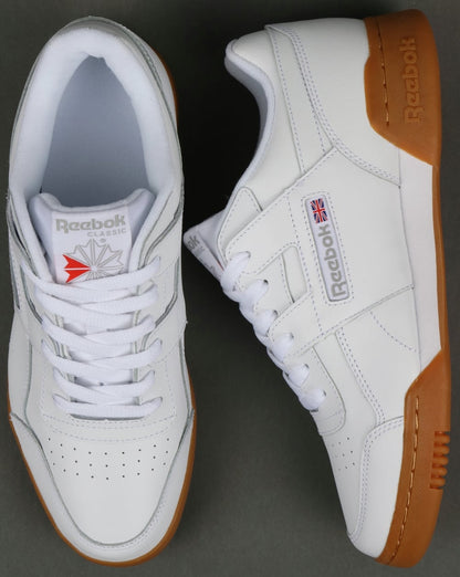 Reebok Workout Plus Trainers White/Carbon/Gum