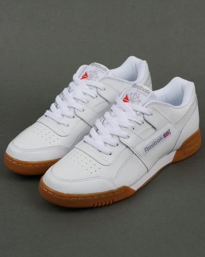 Reebok Workout Plus Trainers White/Carbon/Gum