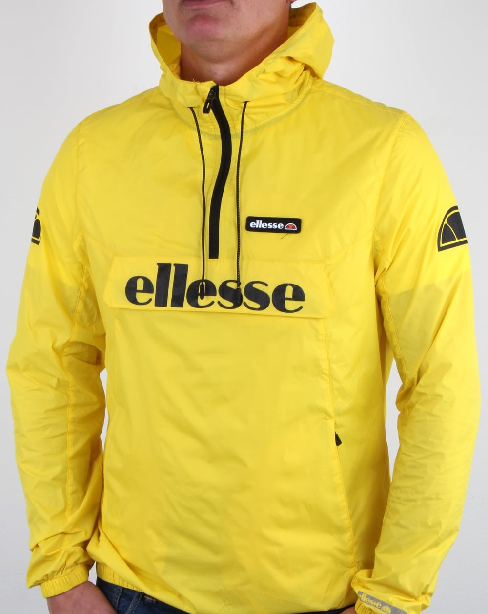 Ellesse Half Zip Jacket Vibrant Yellow
