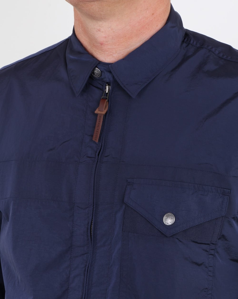 Pretty Green Kaiser Zip Jacket Navy